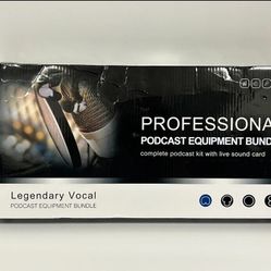 Legendary Vocal Professional Podcast Equipment Bundle Brand New