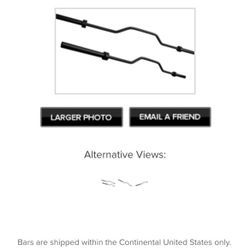 Cambered Olympic Bar