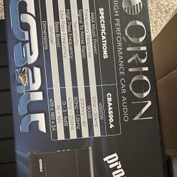 4500 Watts Orion Amplifier 