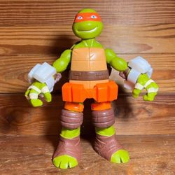 BATTLE SHELL MICHELANGELO - 2012 TMNT  10 inch Playmates Figure