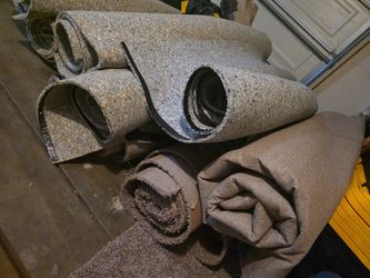 Used Carpet Remnants / Area Rugs – Multiple Pieces – Great for Garage, Workshop, Pets