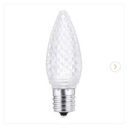 Cool White Commercial Grade
Shatter-Resistant Faceted C9
LED Replacement Bulbs (50-
Pack)