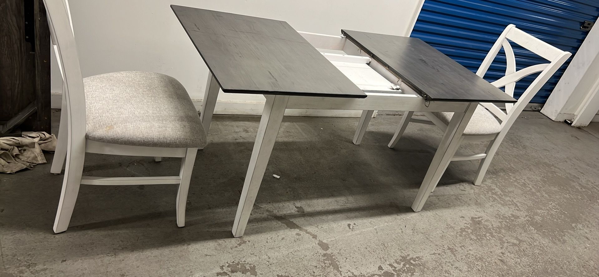 32x48”x30”h Very Good Condition Table With Two Chairs