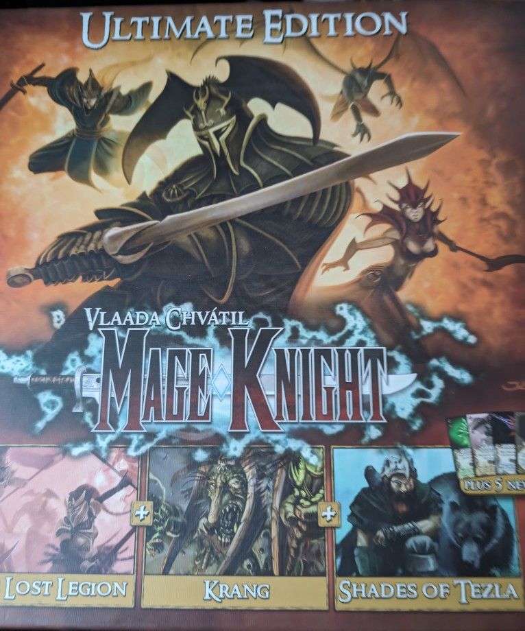 Mage Knight: Ultimate Edition Board Game (Cards Are Sleeved)
