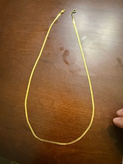 High quality gold tone necklace