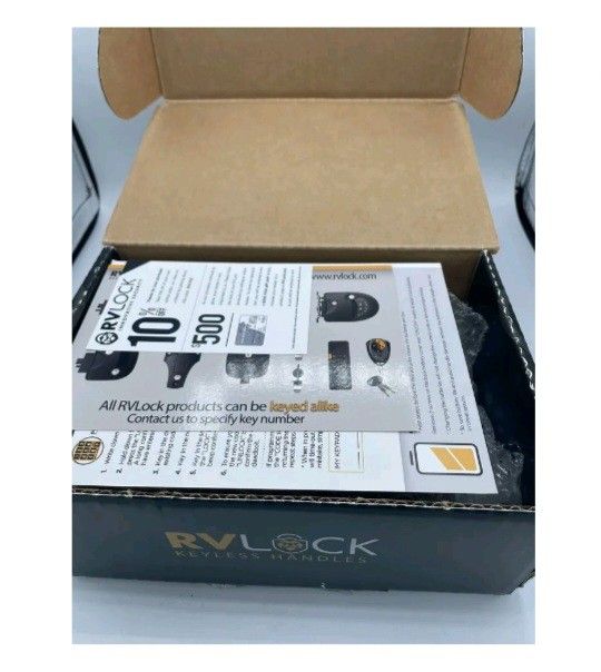 RVLock Key Fob and RH Compact Keyless Entry Keypad, RV/5th Wheel Lock