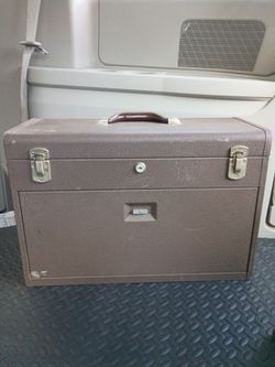 Vintage Kennedy 520 machinist tool box 7 drawers