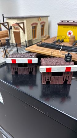 LGB train end of track stop buffers