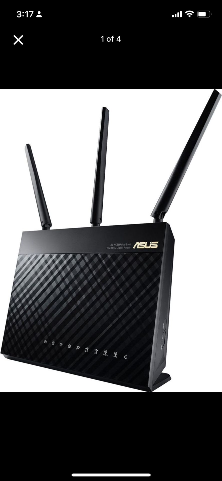 Asus RT-AC68U V2 Wireless AC1900 Dual Band WiFi Gigabit Router