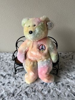 NWT TY Peace Bear Buddy