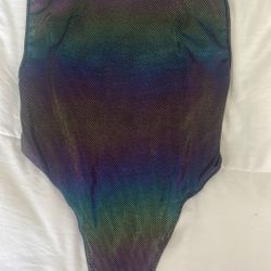 Women’s Forever 21 Medium Bodysuit Iridescent Color