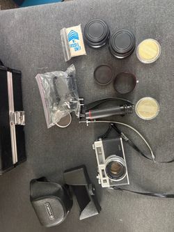 Yashica GSN Film Camera with Accessories