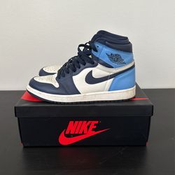 Size 9 Air Jordan 1 Retro High OG - ‘Obsidian’