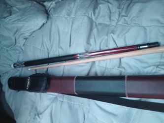 Pool Cue Stick with Carrying Case