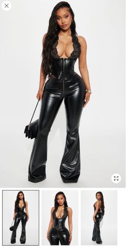 All you need faux leather pant set / Fashion Nova