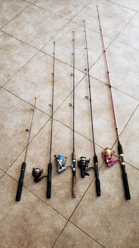 Fishing Poles Rods Reels
