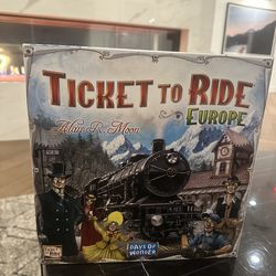 Ticket to Ride Europe Board Game