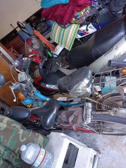 Lot of Motorcycles and Scooters for Parts