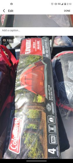 Coleman 4 man tents
