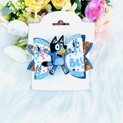 Bluey Hair Bow