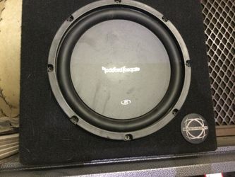 Rockford Fosgate 8” Subwoofer In  Box By bass works