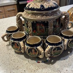 Classic Germany Pot And Cups