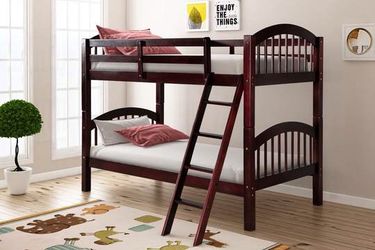 Espresso Twin Over Twin Bunk Bed | HH10