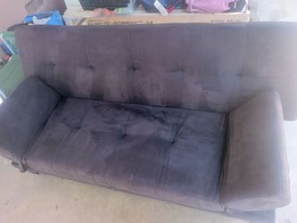 Blue black futon free local delivery