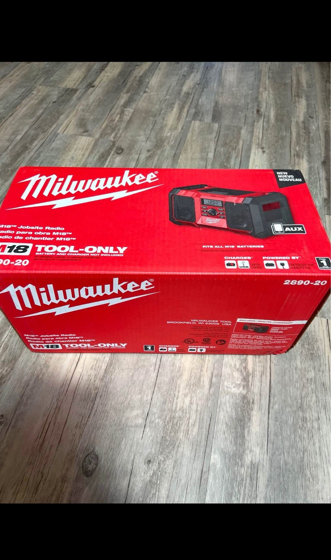 Milwaukee 2890-20 M18 Jobsite Radio 18V Cordless