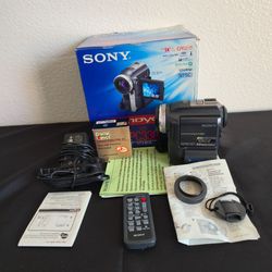 Sony DCR-PC330 MiniDV Handycam Camcorder - Complete Set with Box, Remote, & Accessories