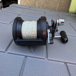 🎣 Shimano TLD Star Conventional Reel – Spooled with Braid, Perfect for Rockfishing