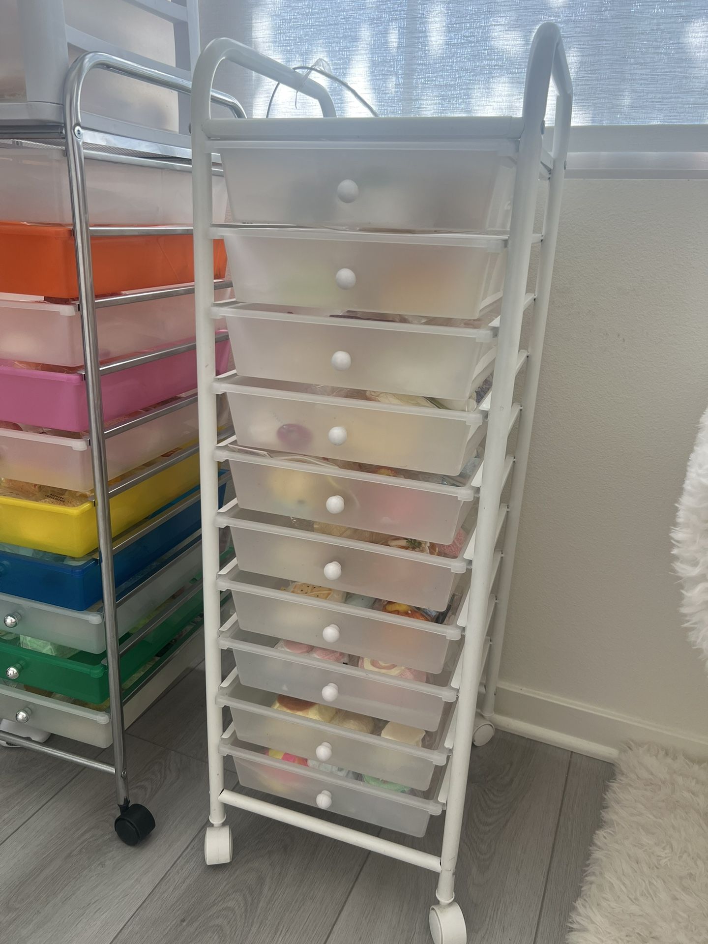 Rolling Cart Drawer Organizer 