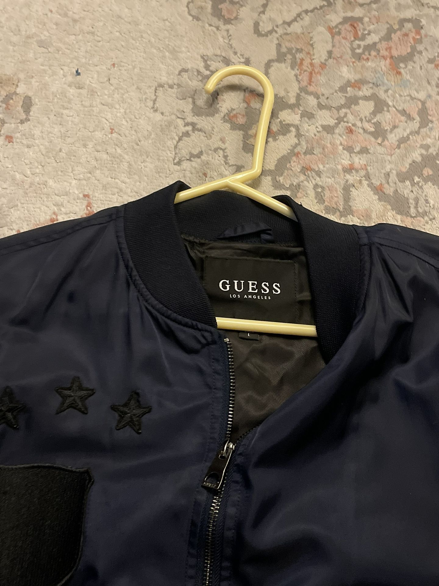 Guess Blue Bomber Jacket