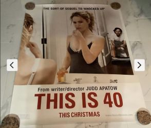 This Is 40 Original Bus Shelter Movie Poster Approx 48x70