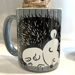 Adorable Kitsch'n Glam HEDGEHOG MUG 14oz 
