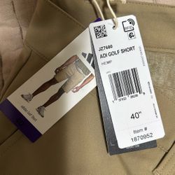 ADIDAS Gold Shorts  Size 40