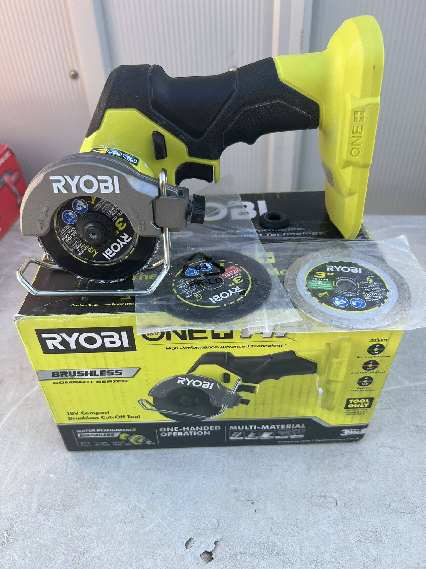 RYOBI ONE+ HP 18V Brushless Cordless Compact Cut Off Tool (Tool Only)