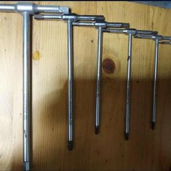 Allen  Wrenches 6 piece T- Handel  hex  key set 