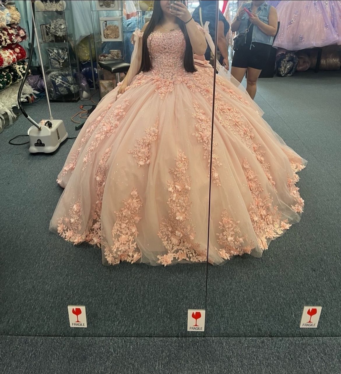 Pink quince dress