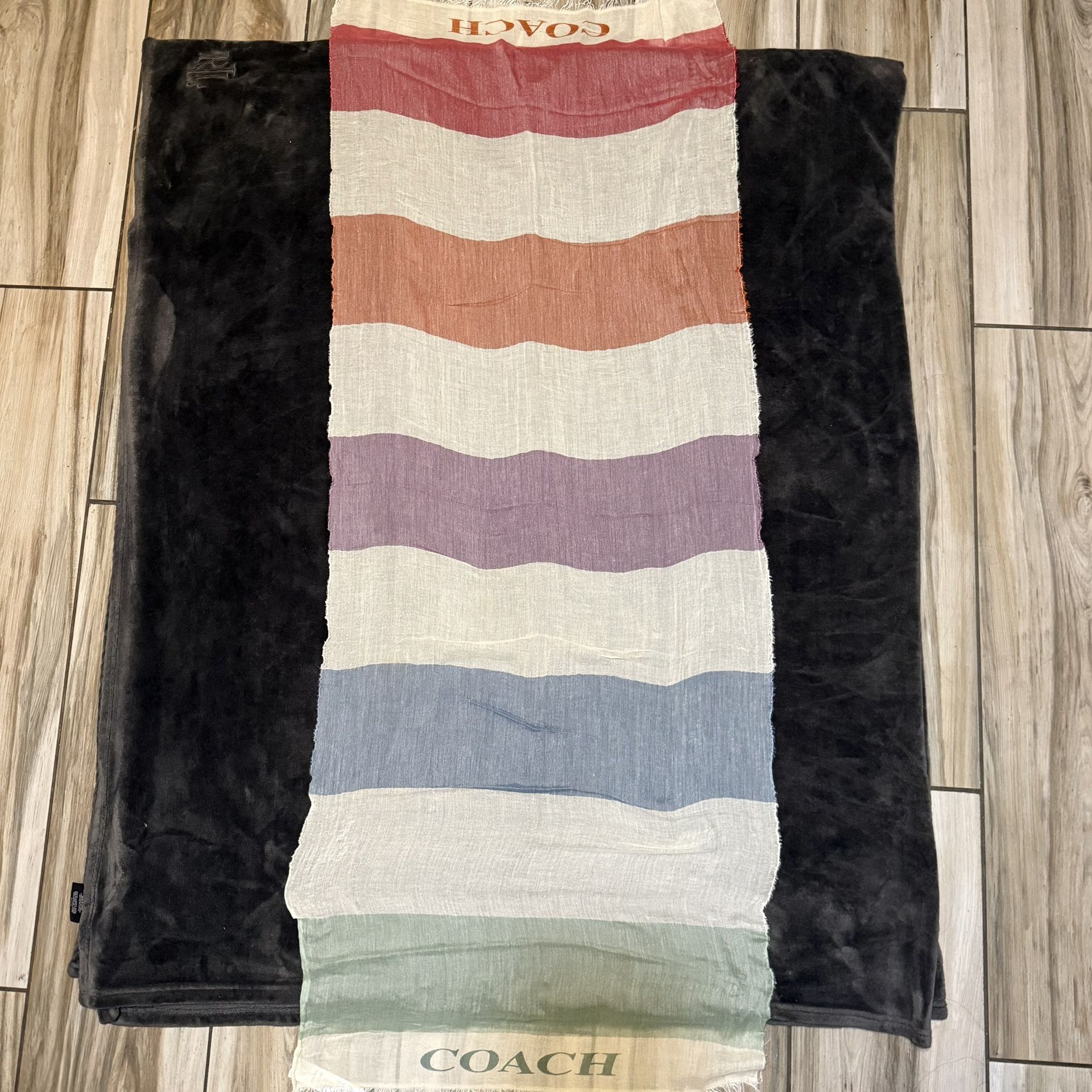 Colorful Coach Scarf