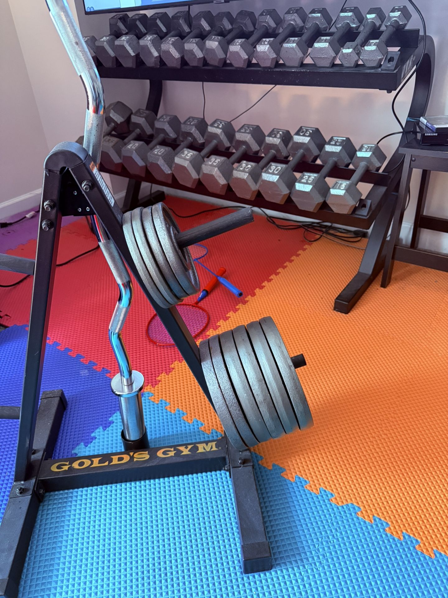 Racks, Bar And All Weights