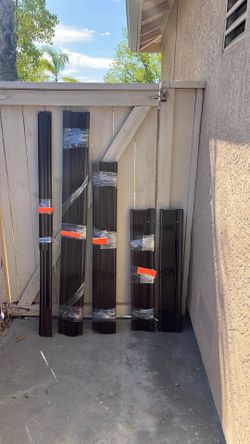 4 Wooden Blinds + 4 Valance