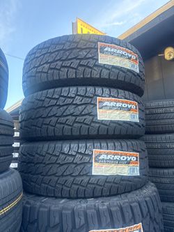 265/70/16 ARROYO ALL TERRAIN 4 NEW TIRES INSTALACION Y BALANCEO