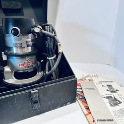 Porter Cable Router 90690  90th Anniversary Type 5  in Metal Case Owner's Manual New