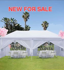 10x20 White Canopy Gazebo Wedding Party Tent Canopy With 4 Windows & 2 Sidewalls -6 (FOR SALE)/c@rp@