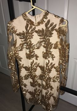Elegant Gold Dress