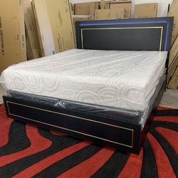 $699 Brand New King Bed Frame With Mattress (Read Description Below)