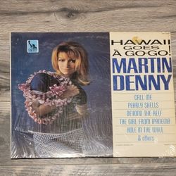 1966 Martin Denny "Hawaii Goes A Go-Go!" Vinyl Record LP LRP-3445 Liberty Record
