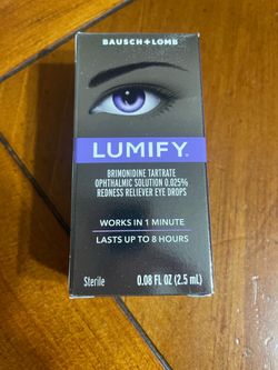 Lumify Eye Drops – Redness Relief (New Sealed) – Multiple Available
