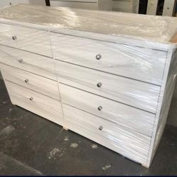 White Dresser New Compress Wood $239 ❤️